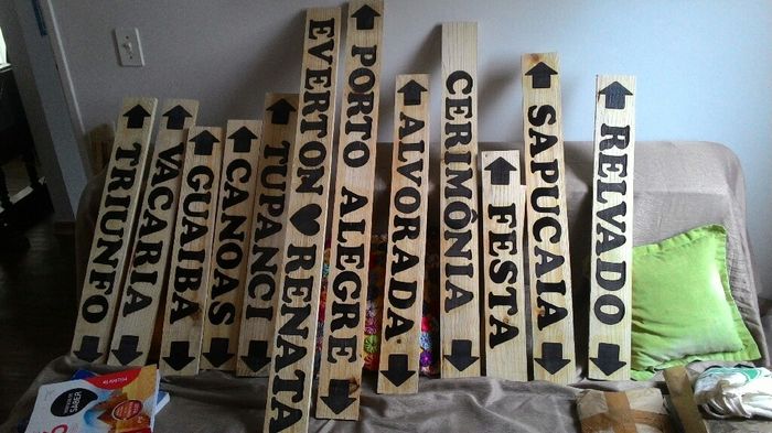 Placas: decoração e sinalização - 2