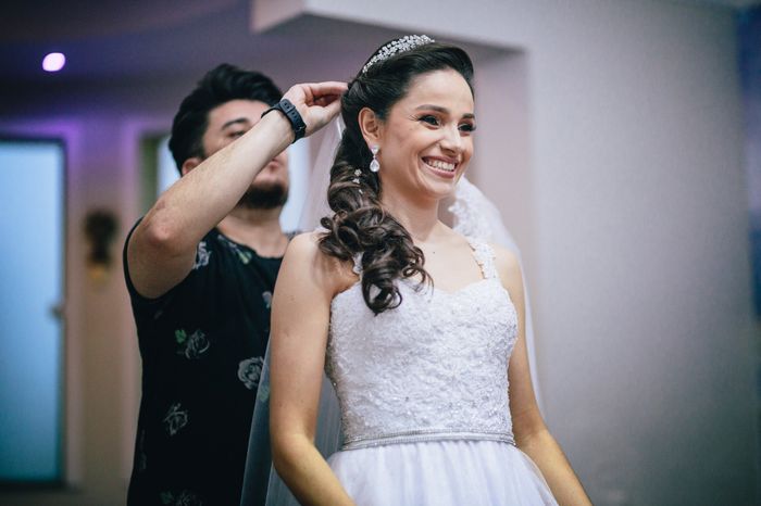 Penteado trança e véu 3