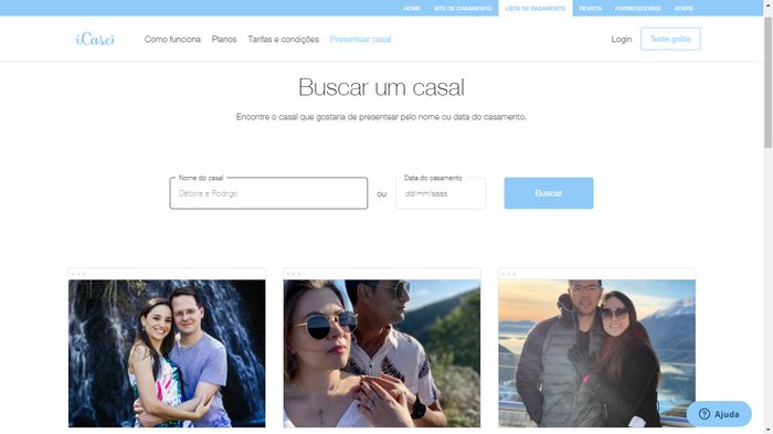 Site de Casamento: Inspirações e Experiências 17