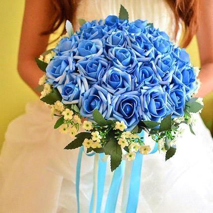 Buquês de flores azuis! #NovembroAzul 1