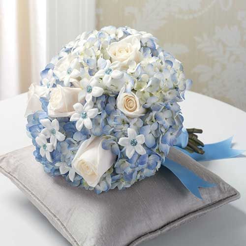 Buquês de flores azuis! #NovembroAzul 6
