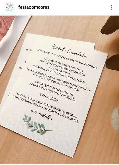 Convite de Casamento! - 1