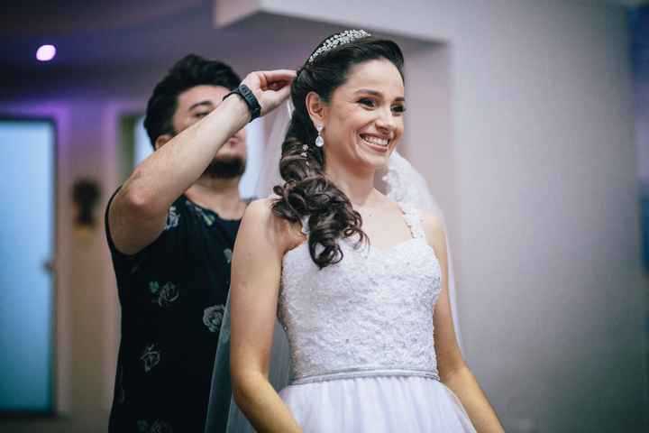 Penteado trança e véu - 1