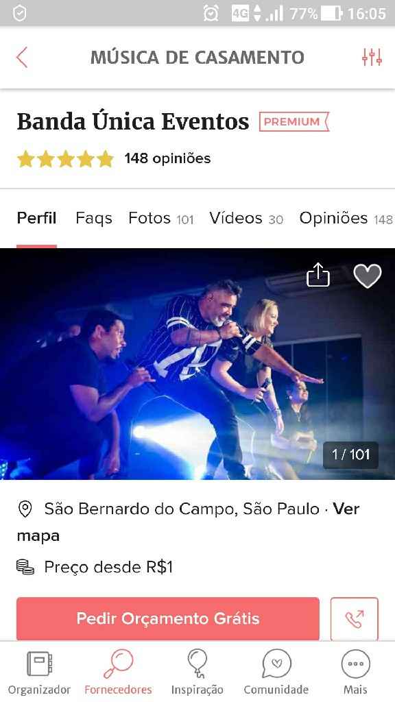 Banda indicações - 1
