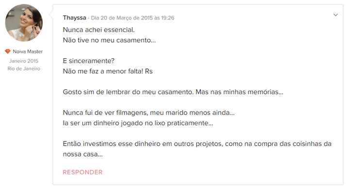 Filmagem: Sim ou Não? Inspirações e Experiências - 1