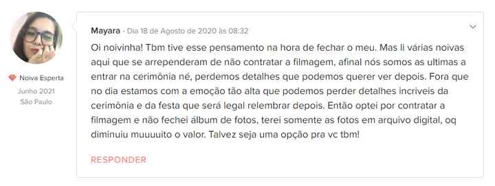 Filmagem: Sim ou Não? Inspirações e Experiências - 4