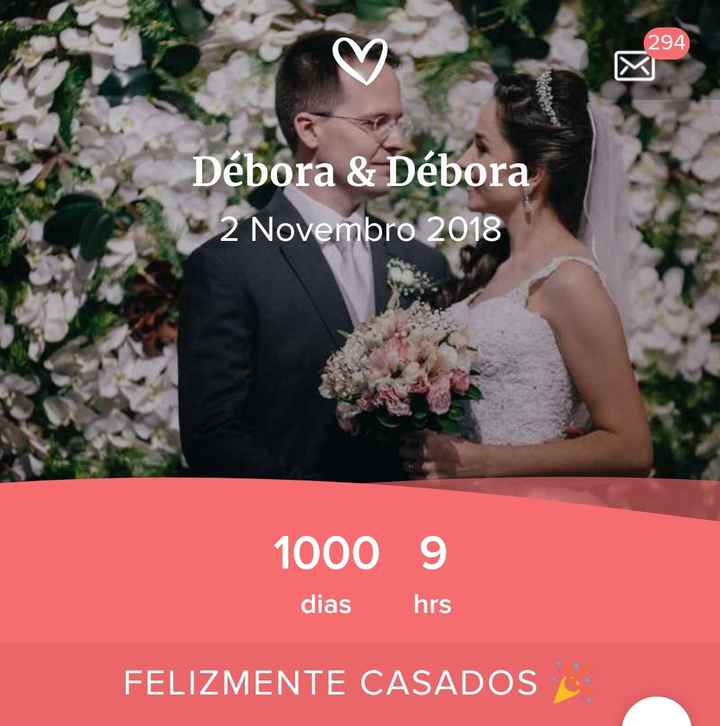 o Contador virou... 1000 dias casados!! - 1