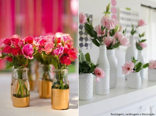 DIY Garrafas e potes