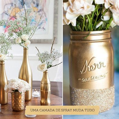 DIY Garrafas e potes