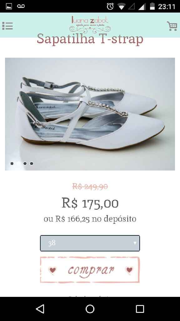 O tão sonhado sapato da noiva! - 3