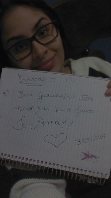 Cartaz para noivo - amor sem fronteira - 1