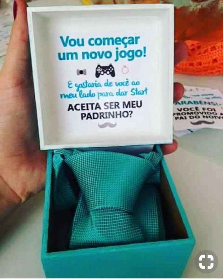 Fotos das caixas dos padrinhos! {inspiração} - 1