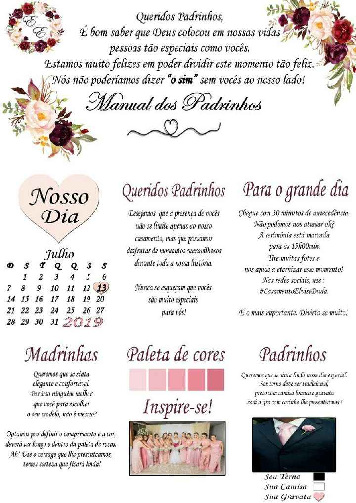 Manual dos padrinhos - 1