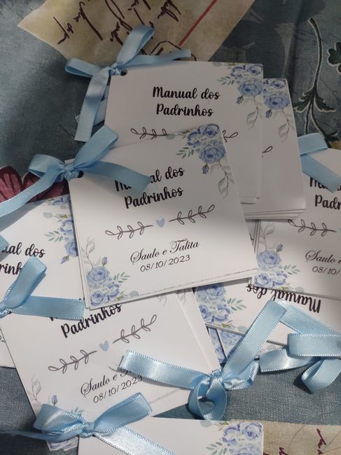 Quant@s madrinhas e padrinhos vão ter? 🎁 1