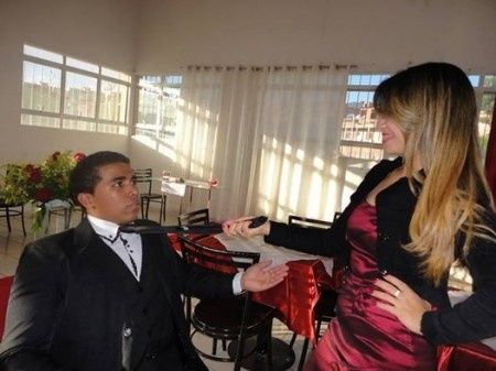 Treinando para o book de casamento