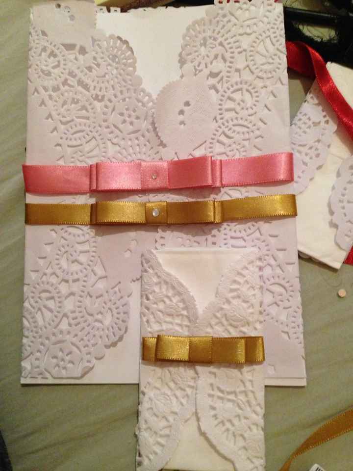 Convite diy qual fita escolher ? - 1