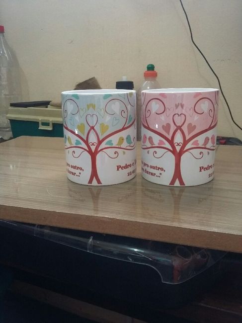 Lembrancinhas (canecas) dos padrinhos chegaram!! - 4