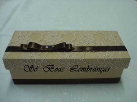 Caixinha para o convite dos padrinhos n°2
