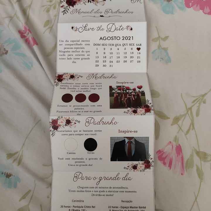 Convite dos padrinhos e crianças - 4