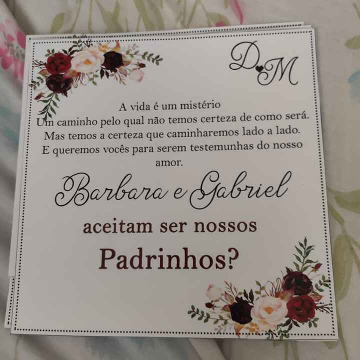 Convite dos padrinhos e crianças - 5