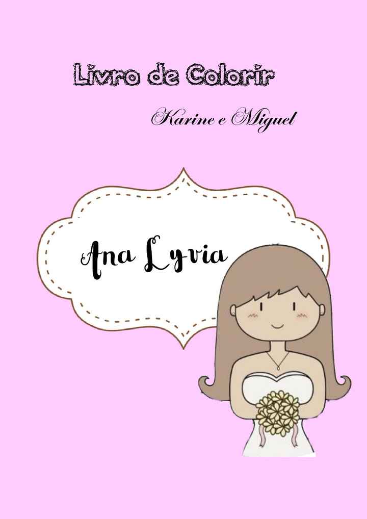 Capa do livro de colorir dama 1 - Ana Lyvia
