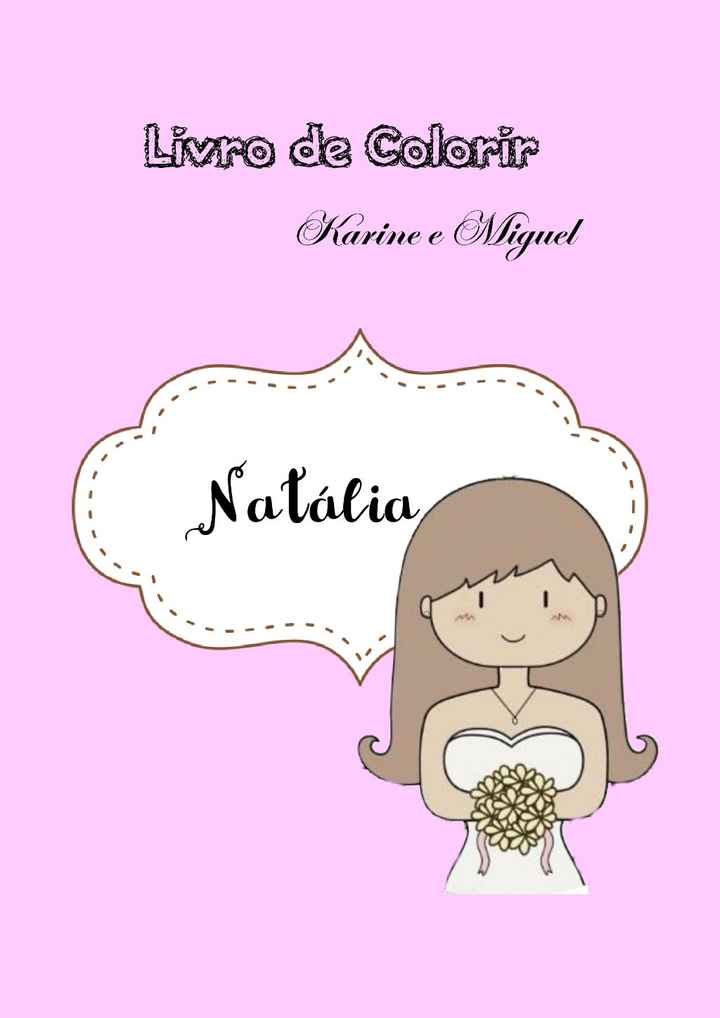 Capa Livro de colorir dama 2 - Natalia