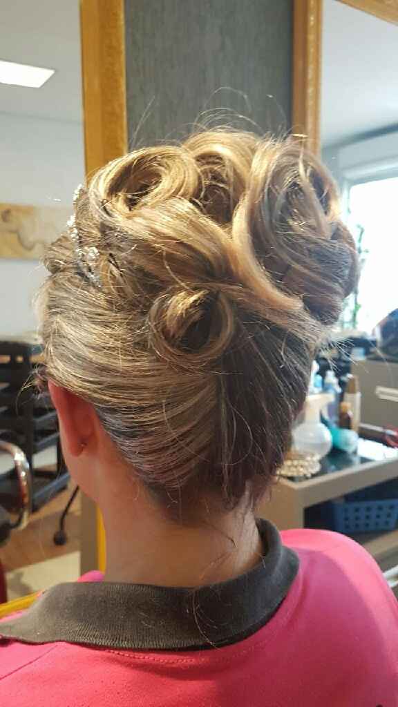 Meu teste de penteado - 1