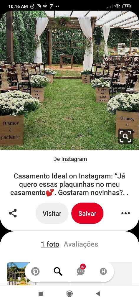 Decoração de cerimônia - 1