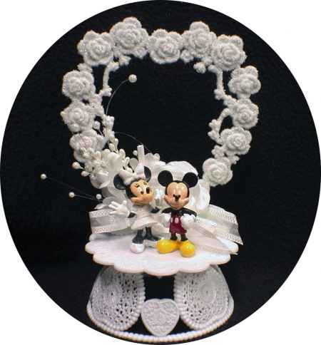 Topo de bolo Mickey e Minnie