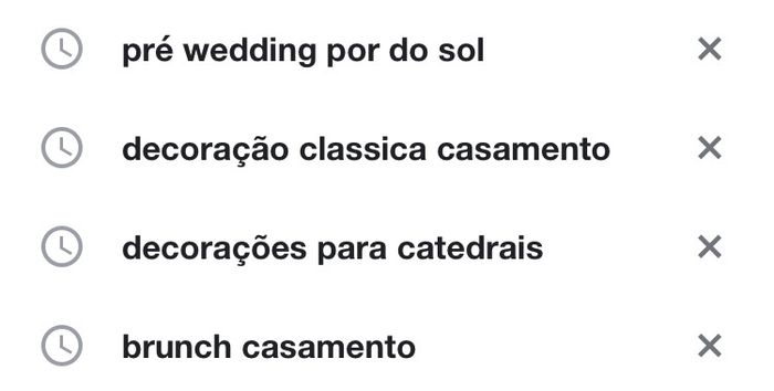 Qual foi a última busca que você fez na internet sobre o seu casamento? 2
