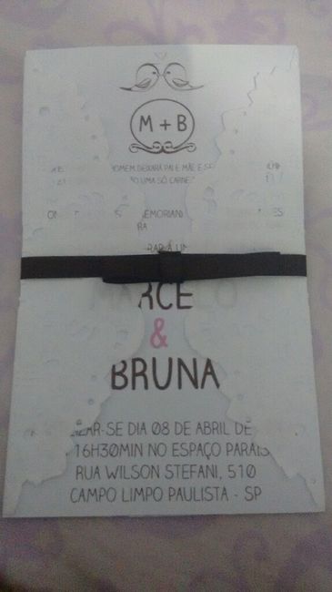 Treinando o convite diy - 2