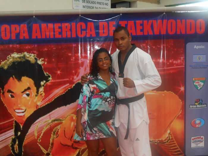 EU & MEU AMOR EM SÃO JOSÉ DPS CAMPOS-SP COPA AMÉRICA TAEKWONDO! AMOR ETERNO AMOR! FOREVER!
