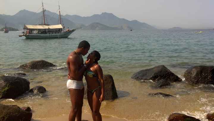 EU E MÔ:PRAIA DA FREGUESIA  EM ILHA GRANDE!