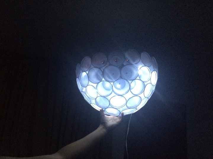 Globo diy com copo descartável. vem ver - 1