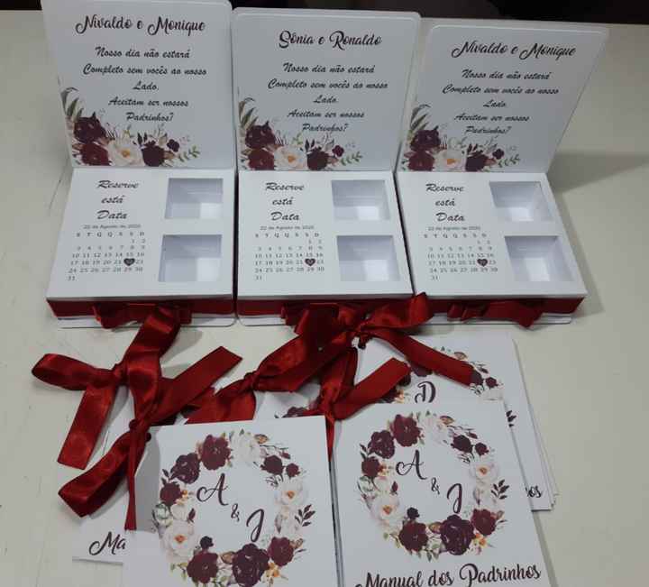 Convite dos padrinhos - 1