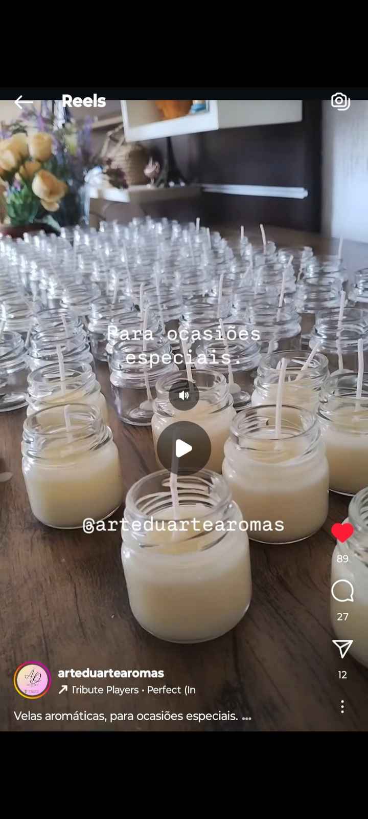 Velas de lembrancinha - 1