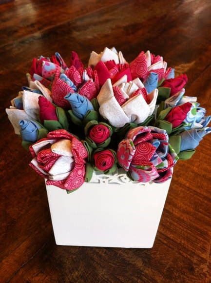 flores de tecido