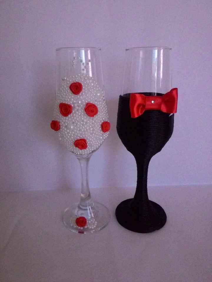 Lembrancinhas e noivinhos do bolo - 1