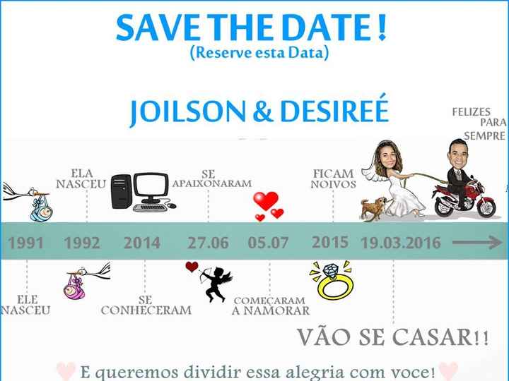 Save the date - minhas artes - 1