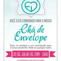 convite do meu chá de envelope
