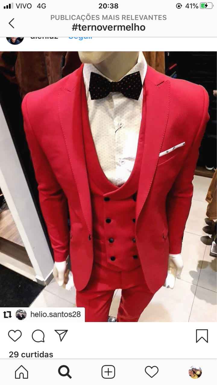 Terno vermelho !!! - 1