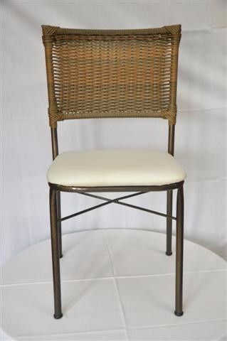 As cadeiras - Rattan para a recepção