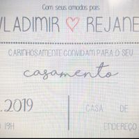 Convite feito em casa - 1
