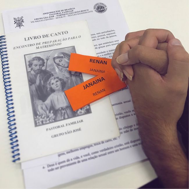 Curso de noivos (igreja). - 1