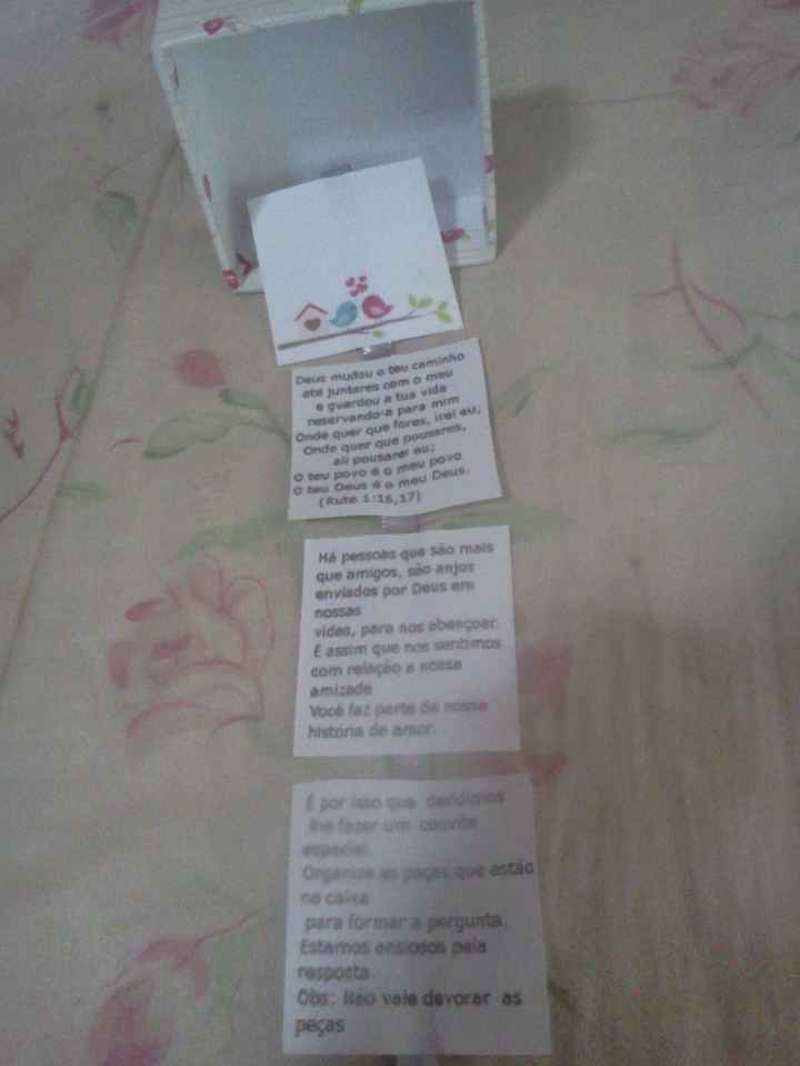 A tampinha do convite