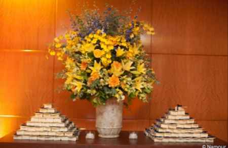 Decoração  branco e dourado - 1