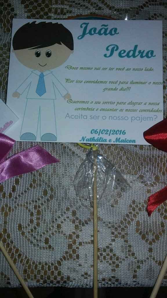 Convite para damas e pajem #vemver - 3