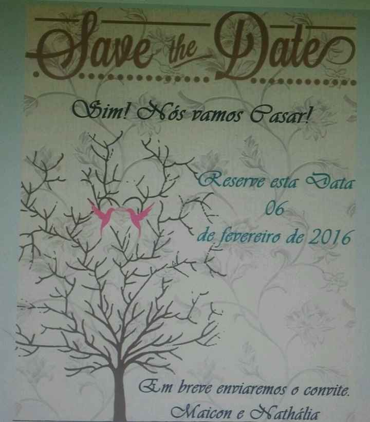 A saga do save the date!  #ajuda!!!! - 1