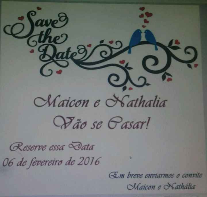 A saga do save the date!  #ajuda!!!! - 2