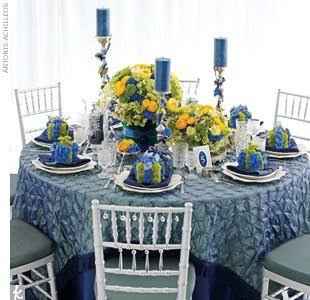 Decoração amarela com azul - bem diferente ! - 2